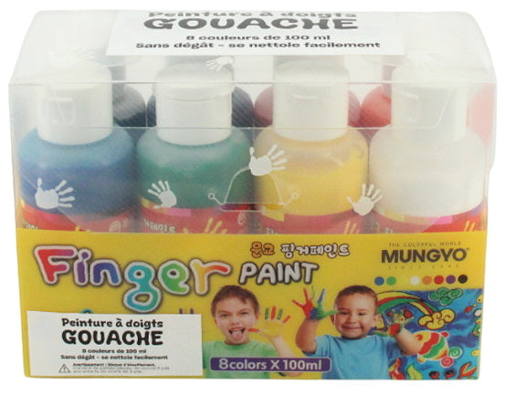Finger Paint Set (8 X 100 Ml)