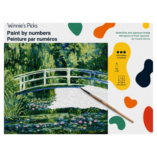 Peinture à numéros - Nénuphars et pont japonais - Monet