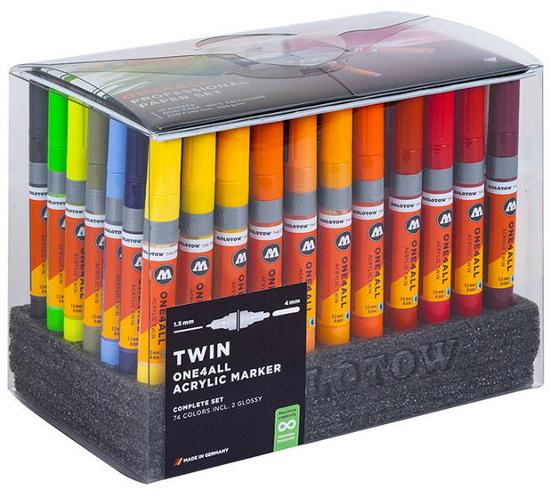 One4all complete twin marker set - 74 pcs