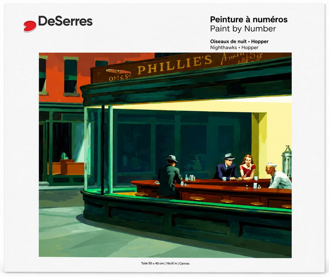 Paint by Numbers Hopper's Nighthawks