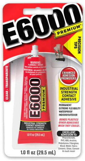 E6000 premium clr 29.5ml  w/precision tips
