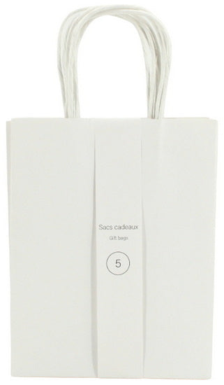 Ens. 5 sacs petits kraft blanc