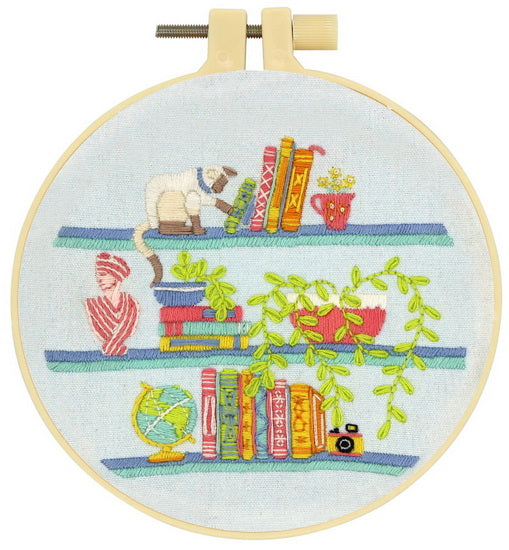 Book Lover Embroidery Kit