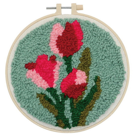 Flower Home Decor Punch Needle Kit