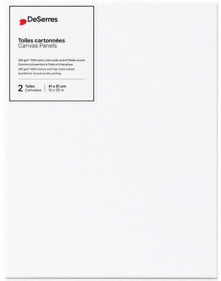 Canvas Board 16x20in- 2pcs