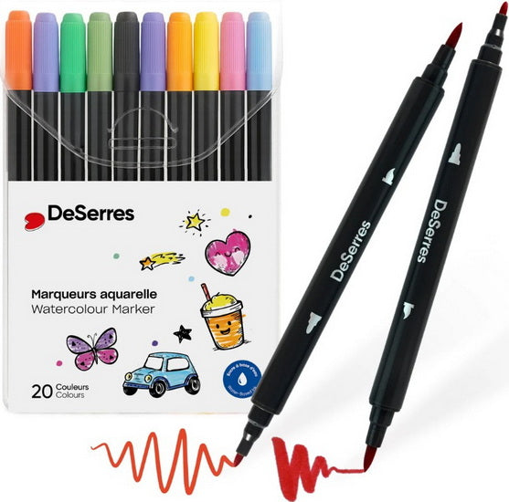 Set of 20 Markers For Children