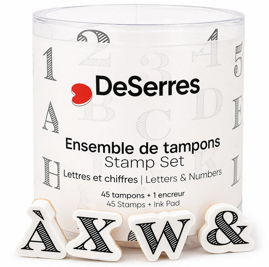 Foam Stamp Set - Alphabet And Numbers