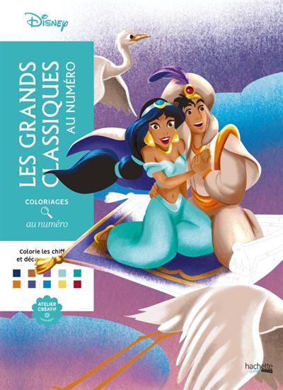 Coloriages au numéro Disney : Les Grands classiques