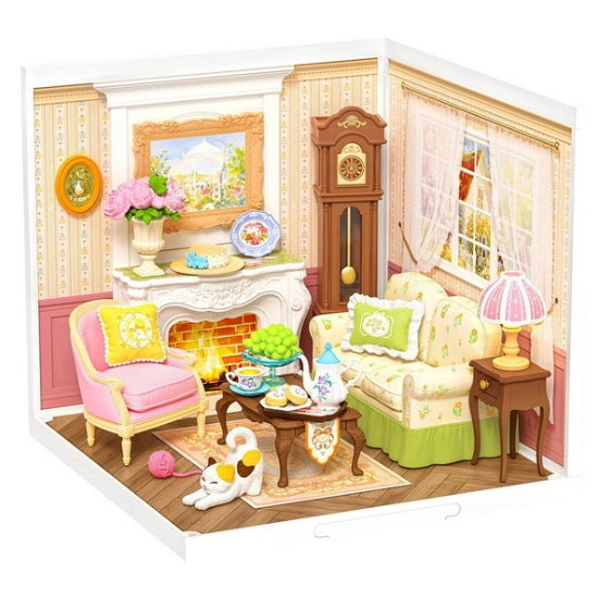 DIY Mini House - Holiday Tea Time