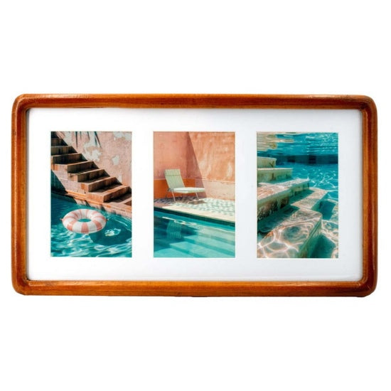 Picture Frame - Round Edges 3 Openings