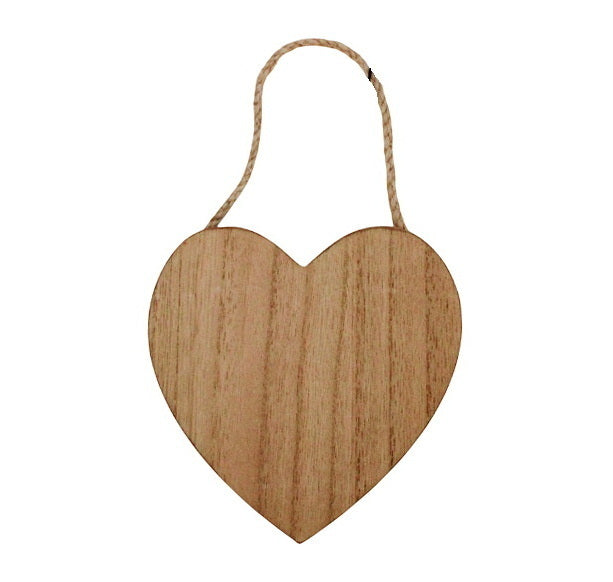 Plaque à décorer - cœur