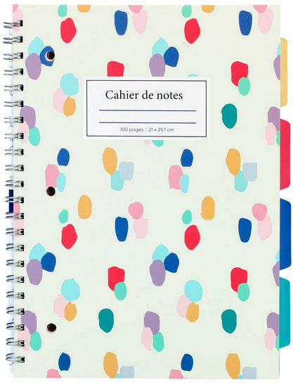 Grand Cahier 4 sujets géométrique