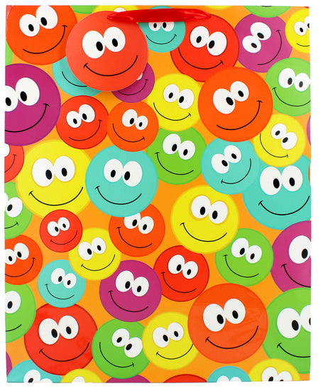 Gift Bag  XL Smiley Faces