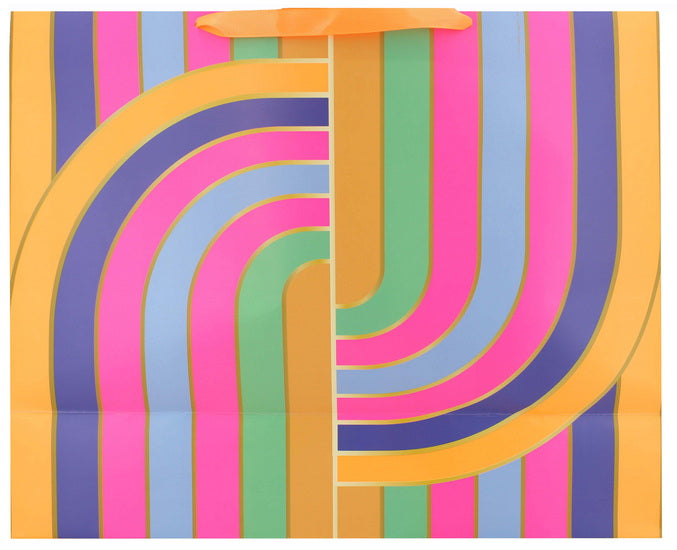 Gift Bag  XL Colorful Stripes