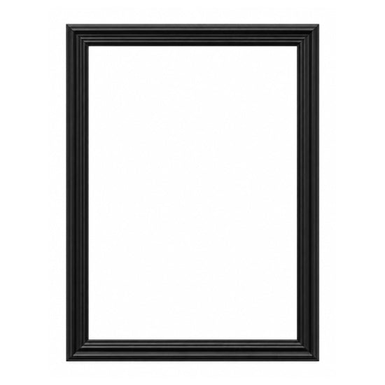 Cadre sans Marie-Louise noir  - 12X16 po