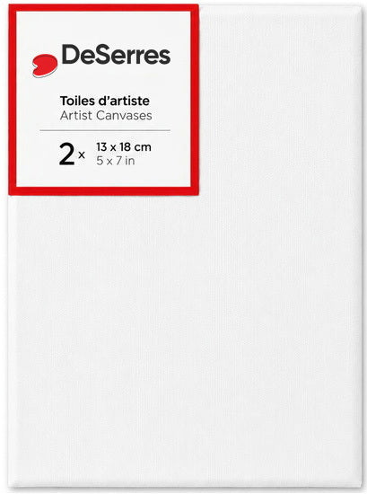 Basic Canvas 5x7x1/2 In - 2pcs