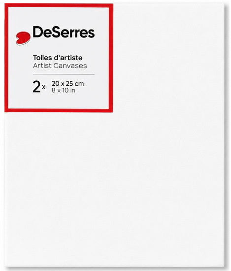 Basic Canvas 8x10x1/2 In - 2pcs
