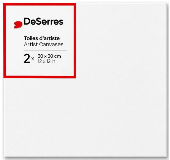 Basic Canvas 12x12x5/8 In - 2pcs