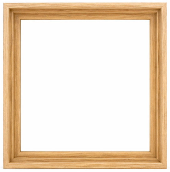 Regular Floating Frame Natural 12X12"