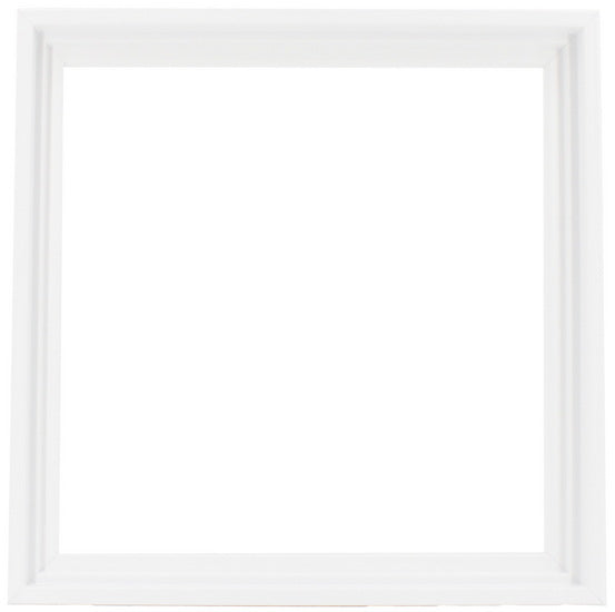 Cadre flottant régulier blanc - 12x12po