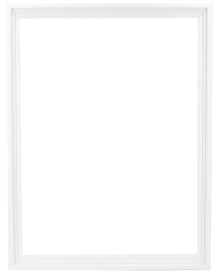 Cadre flottant régulier blanc  18x24po