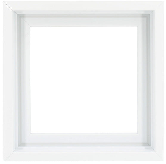 Cadre flottant galerie blanc - 10x10po