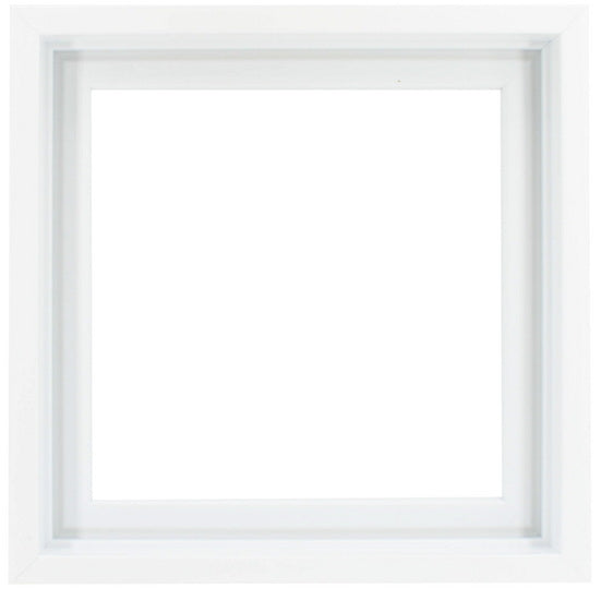 Cadre flottant galerie blanc - 12x12po