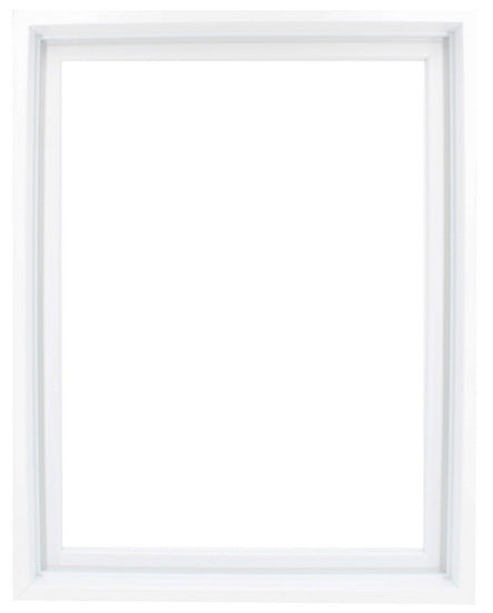 Cadre flottant galerie blanc - 18x24po