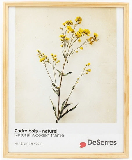 Cadre bois naturel - 16x20po