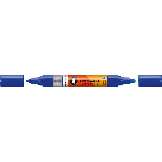 Acrylic marker One4All Twin - 1.5 to 4mm ultramarine