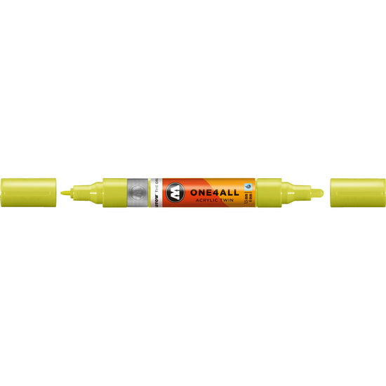 Acrylic marker One4All Twin - 1.5 to 4mm nature green light