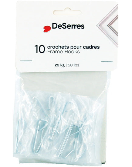 Pack of 10 Picture Hooks 50lbs