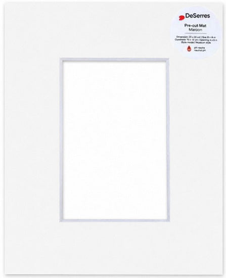 Mat Off-White - 8X10/4X6"