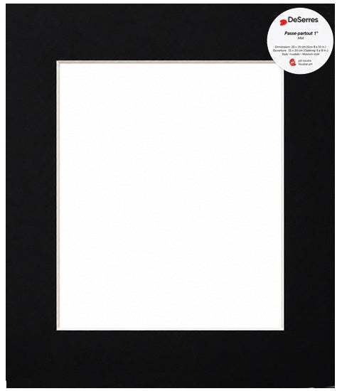 Mat Black  16x20/11x14"