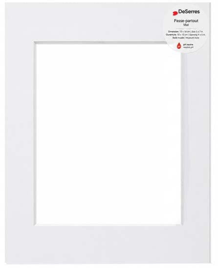 Mat White  11x14/8x10"