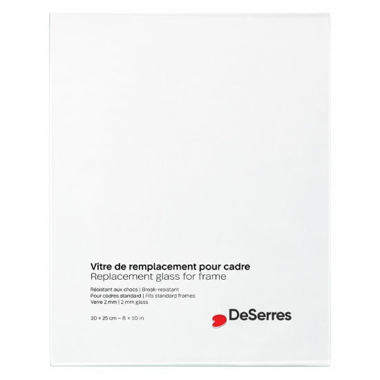 Vitre pour cadre - 8x10po