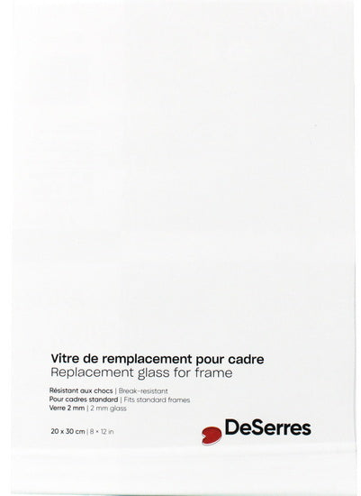 Vitre pour cadre - 8x12po