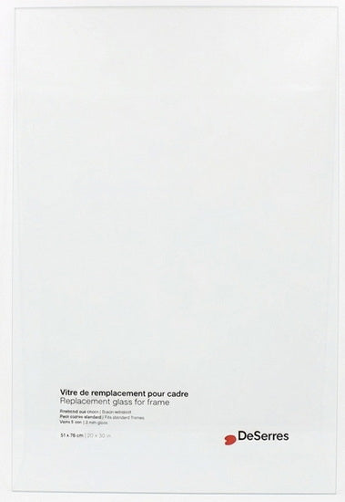 Vitre pour cadre - 20x30po