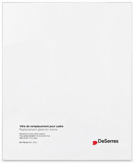 Vitre pour cadre - 24x30po
