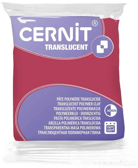 Pâte polymer translucide Grenade 56gr