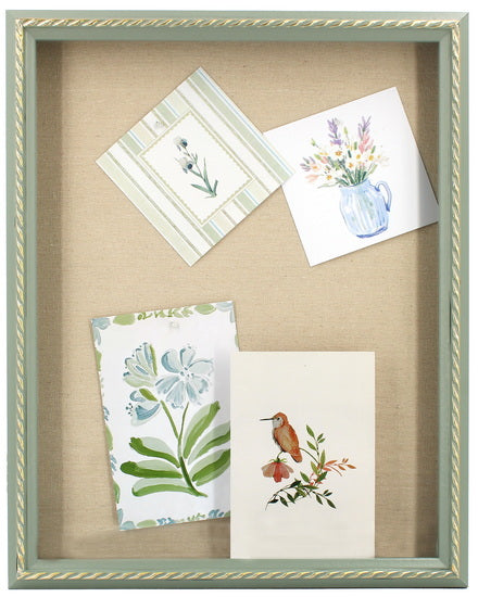 Frame Shadowbox Sage 13x16
