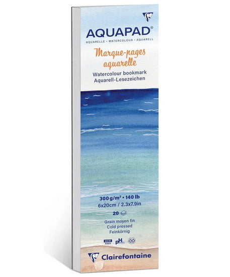 Glued Aquapad Bookmarks 300g - 6x20cm