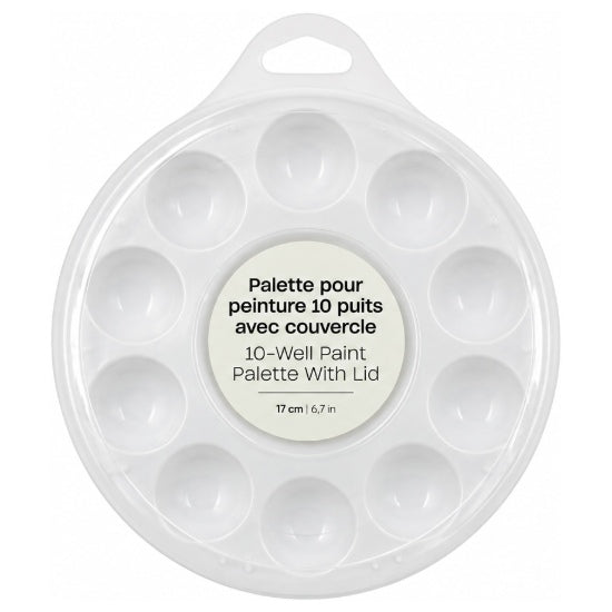 Roud Palette 10 Wells with Lid