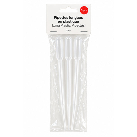 Ens. 3 longues pipettes - 3ml