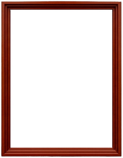 Cadre flottant bois régulier noyer - 18X24PO