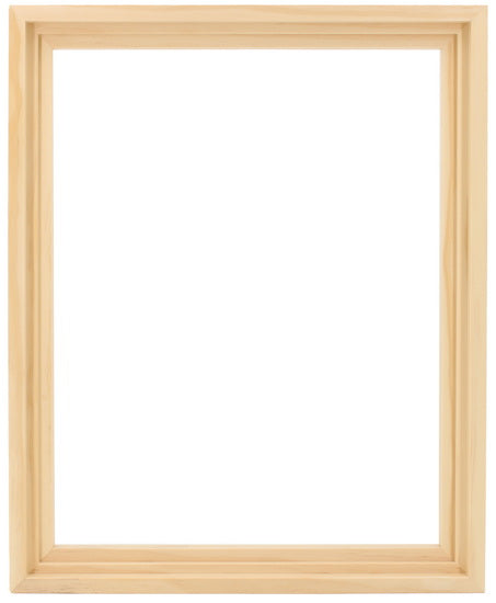 Cadre flottant bois régulier naturel - 11X14PO