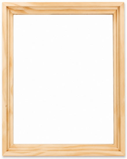 Cadre flottant bois régulier naturel - 12X16PO