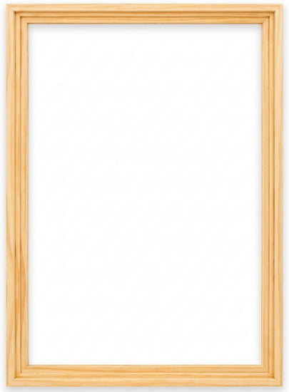 Cadre flottant bois régulier naturel - 18X24 PO