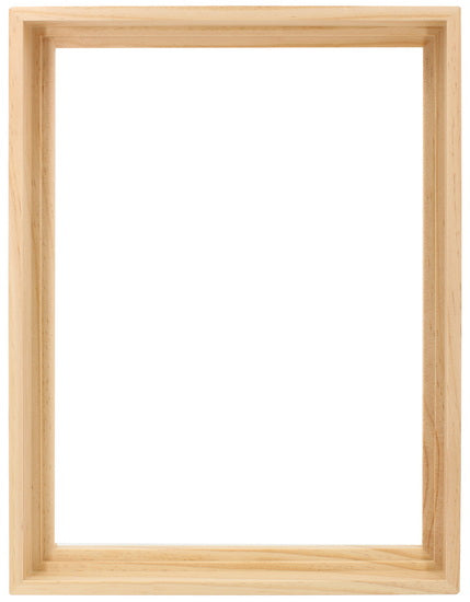 Cadre flottant bois galerie naturel - 12X16 po