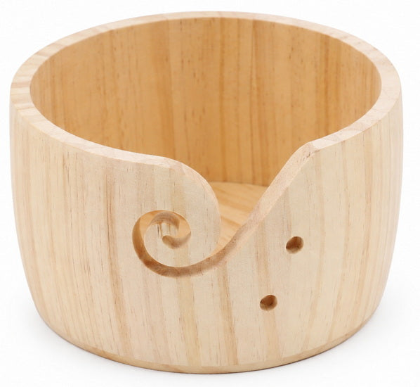 Bol à laine en bois